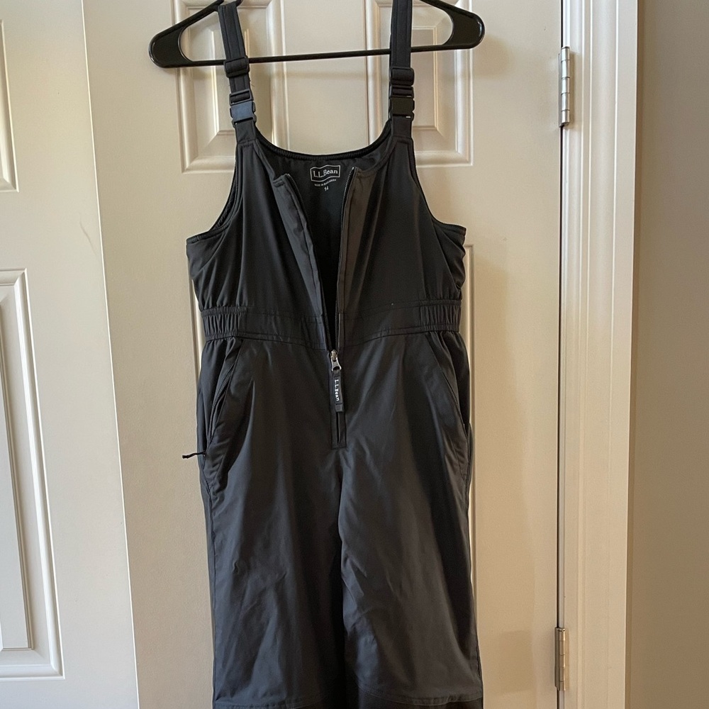 LLBean Black Snow Pants Size 14